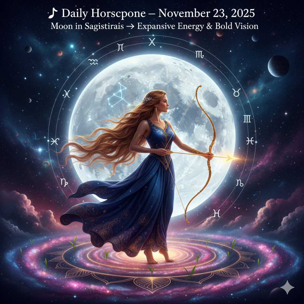 Daily Horoscope — November 23, 2025: Expansive Energy & Bold Vision